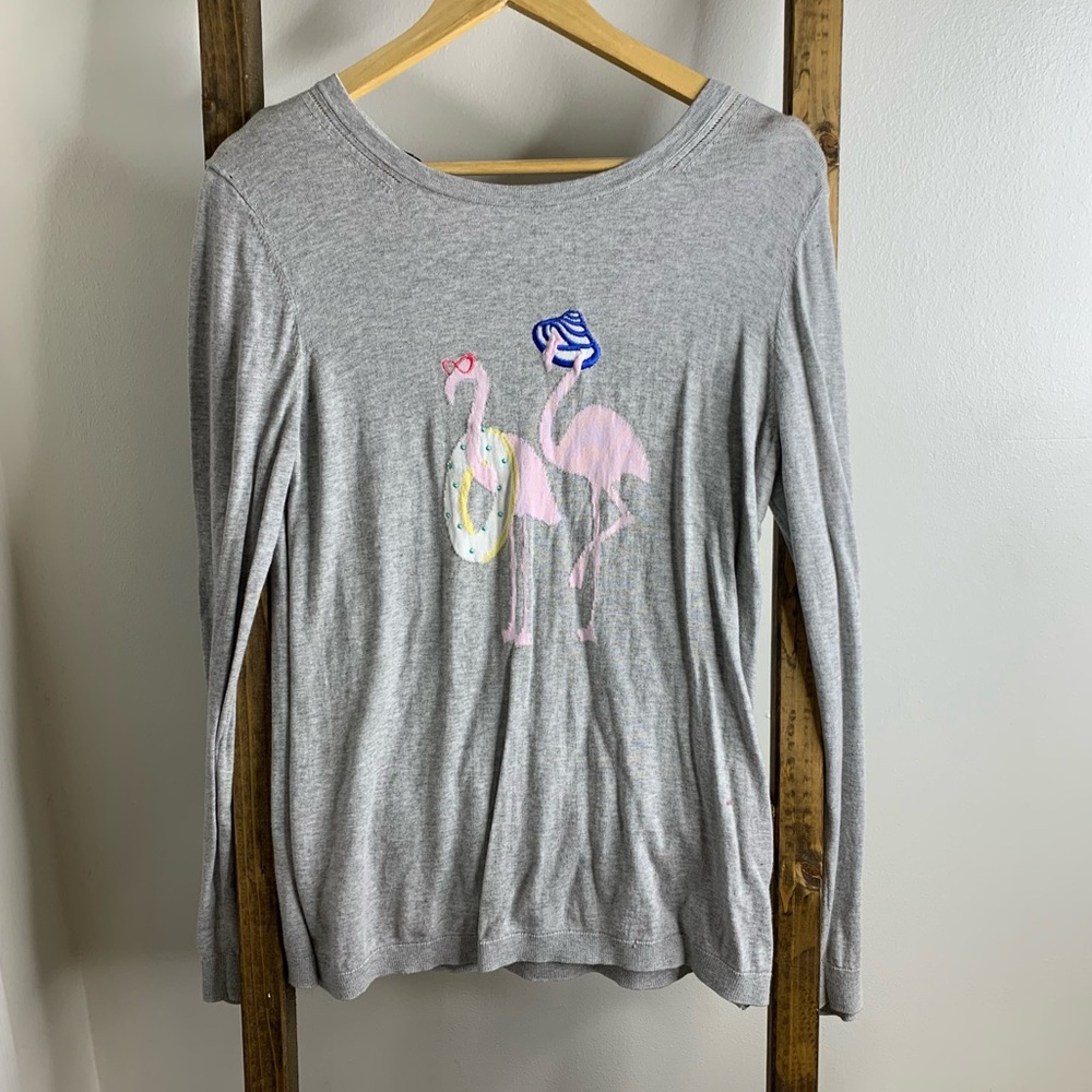Talbots Flamingo Sweater